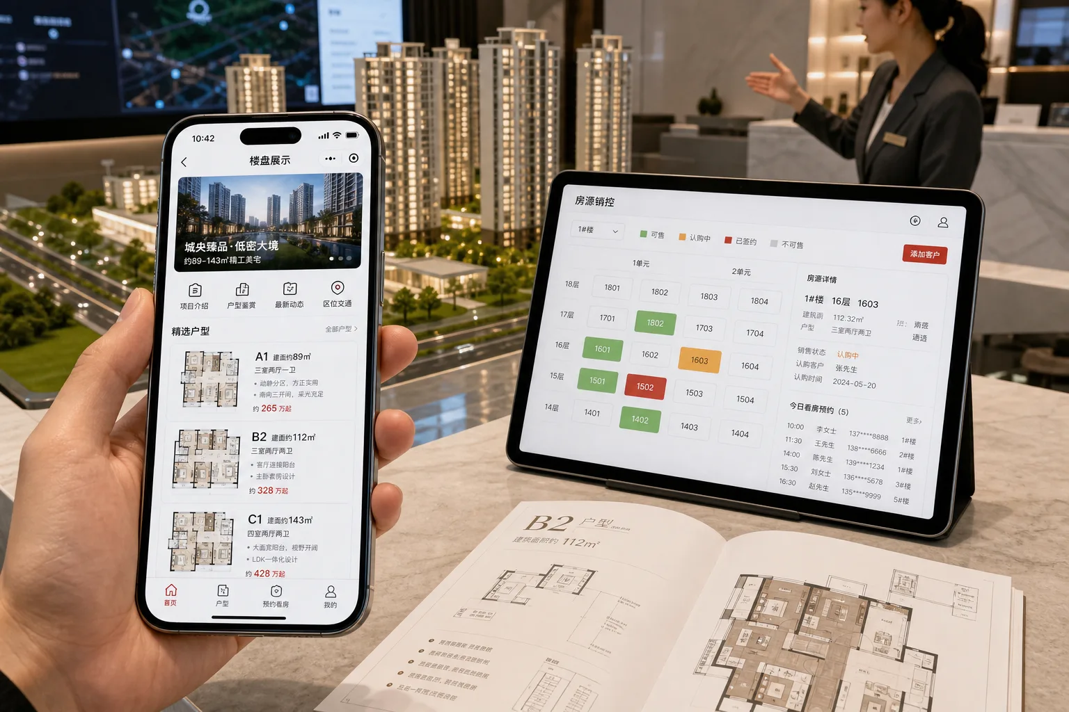 房产展示小程序案例效果图