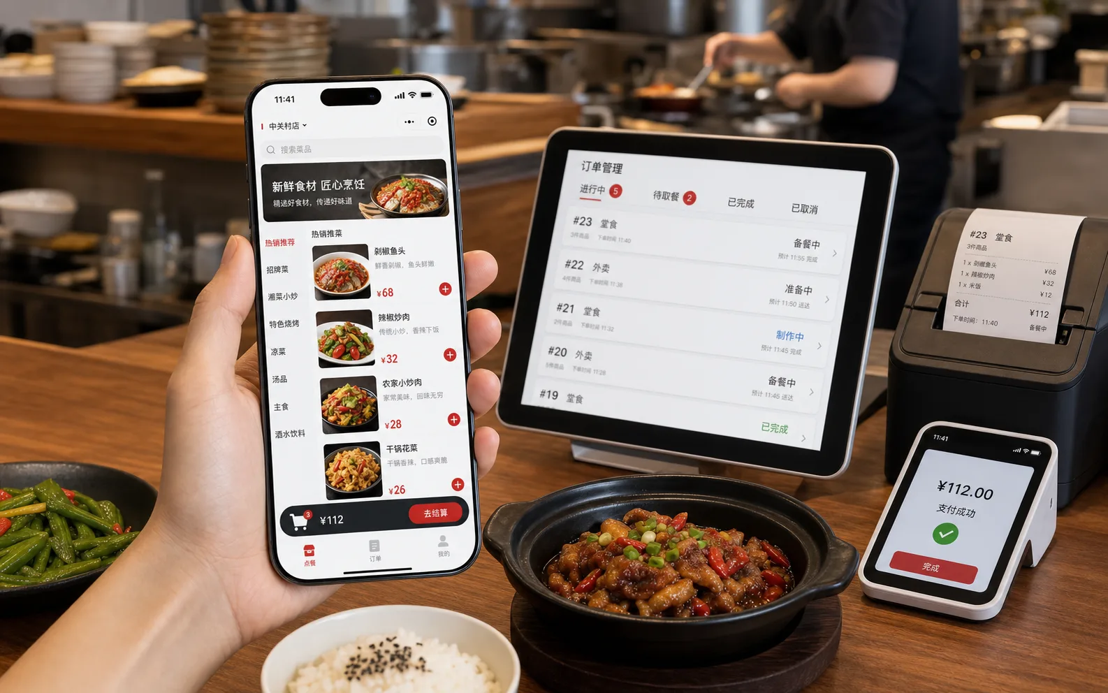 餐饮点餐小程序案例效果图