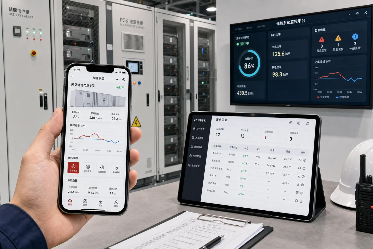 储能APP案例效果图