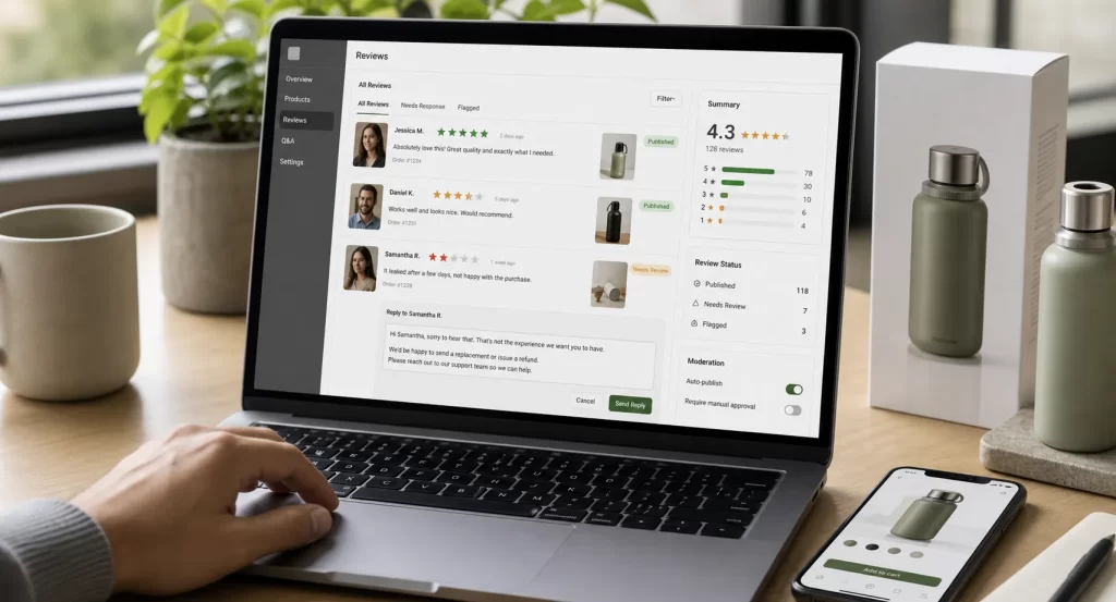Shopify商品评价管理