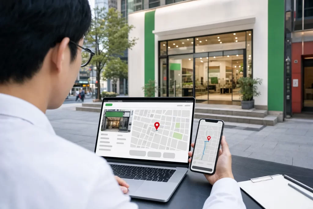 门店地图与导航核对