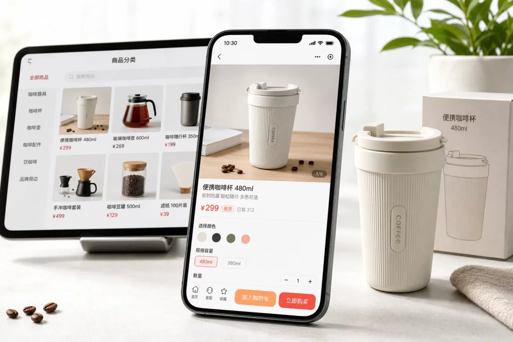 B2C商城小程序成品效果
