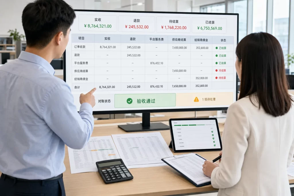 对账结算与上线验收