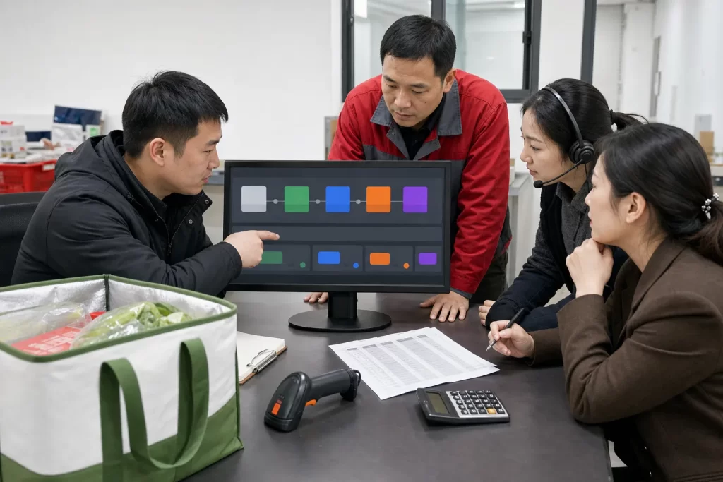 社区团购上线联调复核