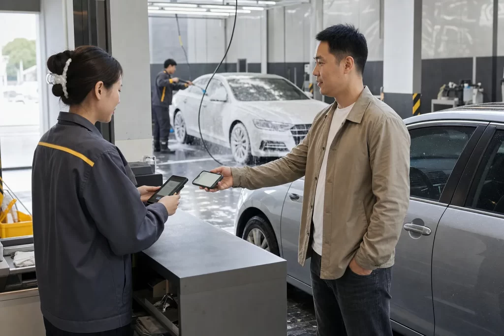 洗车卡到店核销