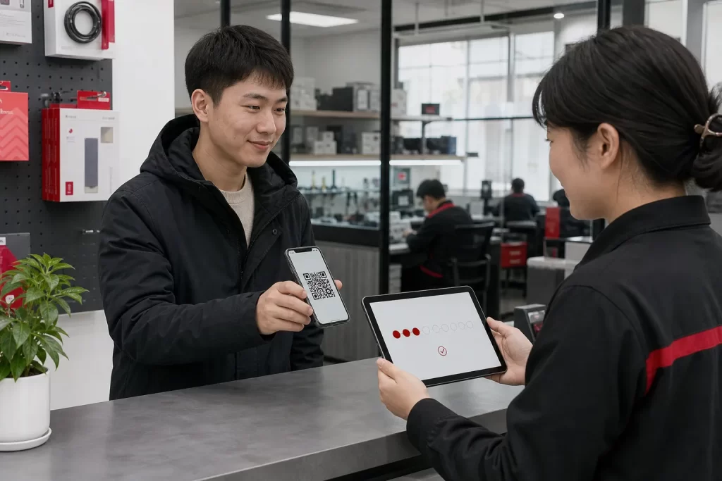次卡到店核销与余次