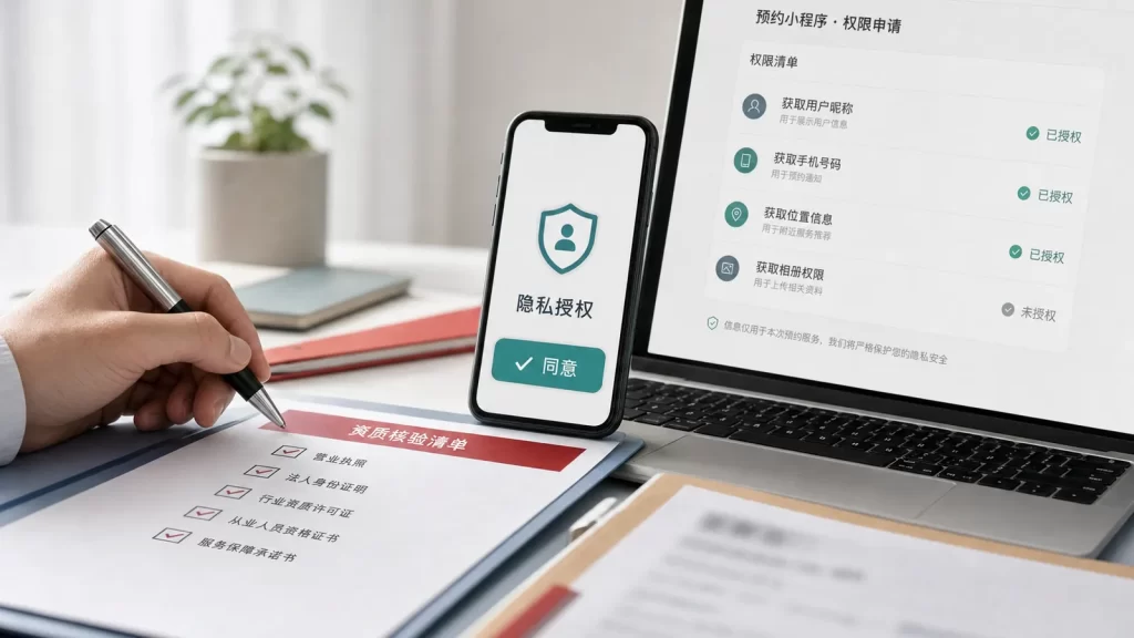 隐私与资质核对