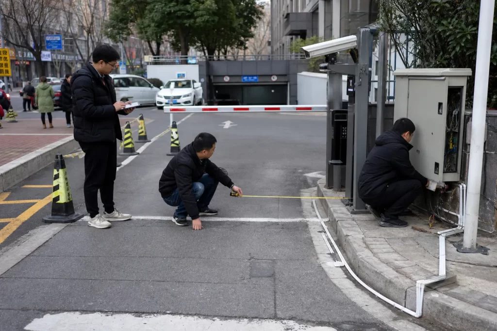 停车场现场勘查与排期