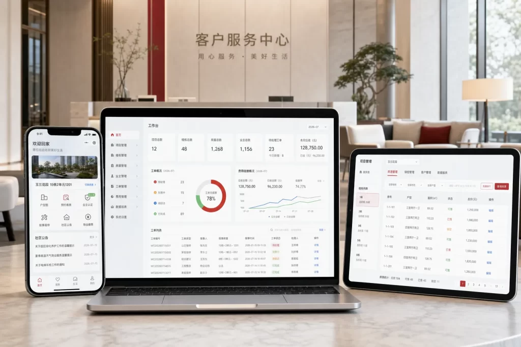 房产物业小程序多端成品展示