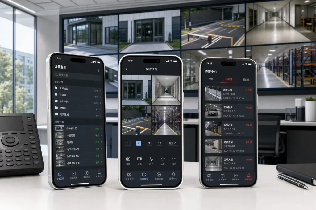 视频监控APP成品展示